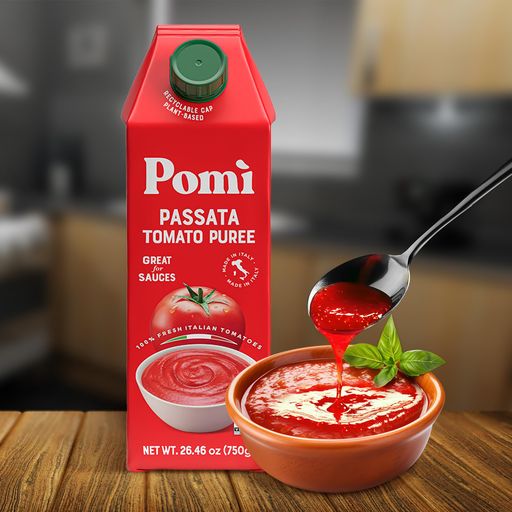 POMI Passata Tomato Puree - 750g (26.46oz) - Pinocchio's Pantry - Authentic Italian Food