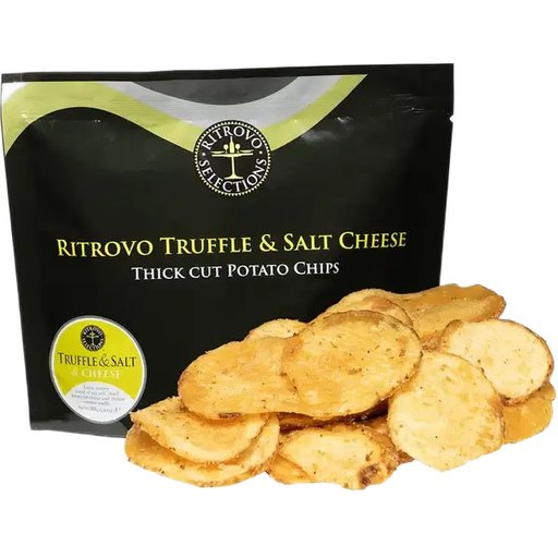 RITROVO Truffle & Salt Cheese Thick Cut Chips - 70g (2.5oz) - Pinocchio's Pantry - Authentic Italian Food