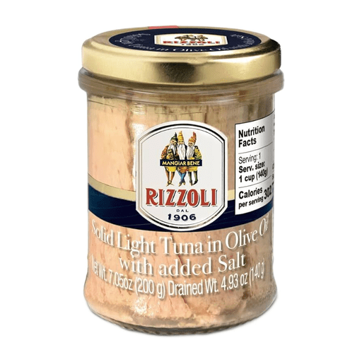 RIZZOLI Tuna Fillets in Olive Oil - 200g (7.05oz) - Pinocchio's Pantry - Authentic Italian Food