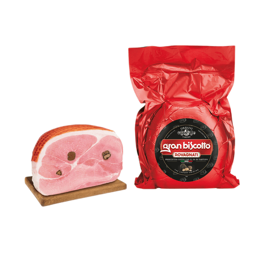 ROVAGNATI Prosciutto Cotto Gran Biscotto with Truffle - 3.6kg (7lb) - Pinocchio's Pantry - Authentic Italian Food