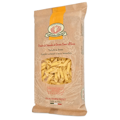 RUSTICHELLA D’ABRUZZO Egg Garganelli Pasta - 250g (8.8oz) - Pinocchio's Pantry - Authentic Italian Food
