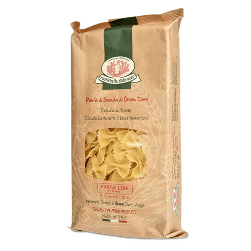 RUSTICHELLA D’ABRUZZO Farfalloni Pasta - 500g (17.6oz) - Pinocchio's Pantry - Authentic Italian Food