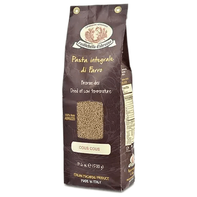 RUSTICHELLA D’ABRUZZO Farro Couscous - 500g (17.6oz) - Pinocchio's Pantry - Authentic Italian Food