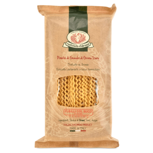 RUSTICHELLA D’ABRUZZO Fusilli col Buco Pasta - 500g (17.6oz) - Pinocchio's Pantry - Authentic Italian Food