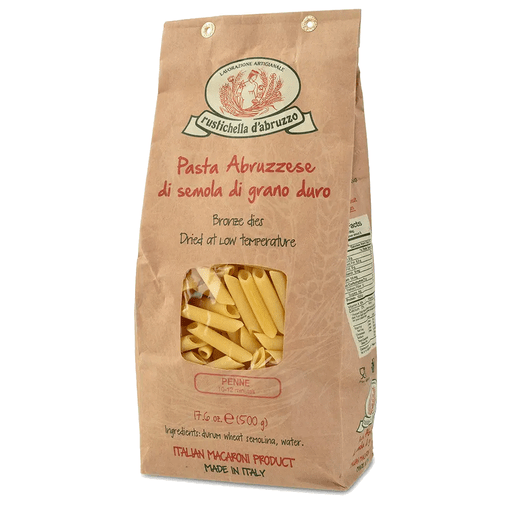 RUSTICHELLA D’ABRUZZO Penne - 500g (17.6oz) - Pinocchio's Pantry - Authentic Italian Food