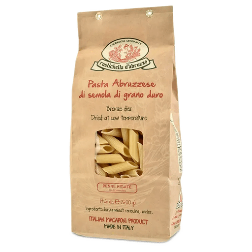 RUSTICHELLA D’ABRUZZO Penne Rigate - 500g (17.6oz) - Pinocchio's Pantry - Authentic Italian Food
