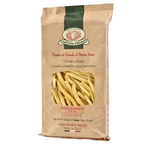 RUSTICHELLA D’ABRUZZO Strozzapreti Pasta - 250g (8.8oz) - Pinocchio's Pantry - Authentic Italian Food