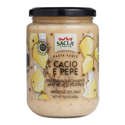 SACLA Cacio & Pepe Pasta Sauce - 410g (14.5oz) - Pinocchio's Pantry - Authentic Italian Food