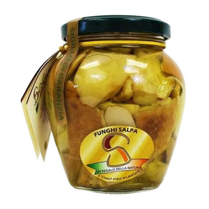 SALPA Porcini Mushrooms in Olive Oil - 280g (9.9oz) - Pinocchio's Pantry - Authentic Italian Food