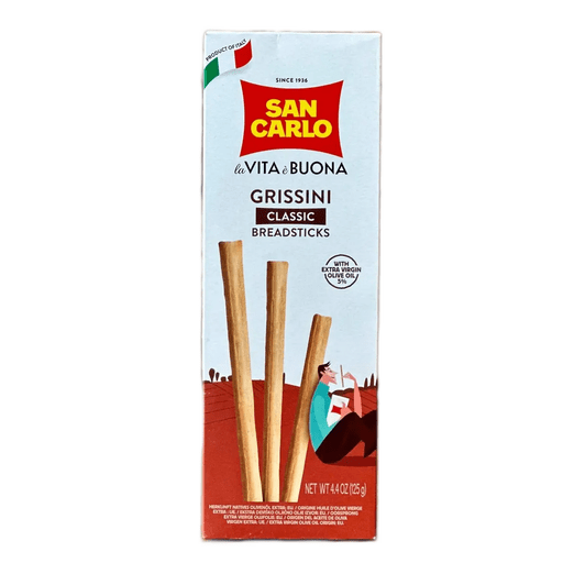 SAN CARLO Classic Breadsticks - 125g (4.4oz) - Pinocchio's Pantry - Authentic Italian Food