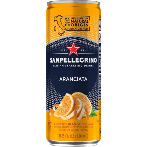 SAN PELLEGRINO (Aranciata) Orange Soda - 330ml (11.15fl. oz) - Pinocchio's Pantry - Authentic Italian Food