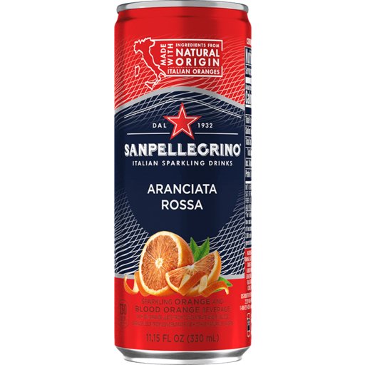 SAN PELLEGRINO (Aranciata Rossa) Blood Orange Soda - 330ml (11.15fl. oz) - Pinocchio's Pantry - Authentic Italian Food