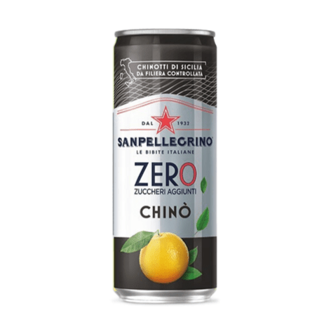 SAN PELLEGRINO Italian Chinotto Zero - 330ml (11.15fl. oz) - Pinocchio's Pantry - Authentic Italian Food