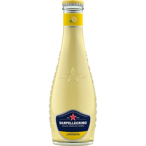 SAN PELLEGRINO (Limonata) Lemonade Sparkling Soda - 200ml (6.75fl. oz) - Pinocchio's Pantry - Authentic Italian Food