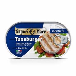 SAPORI DI MARE TunaBurger in Olive Oil - 170g (5.99oz) - Pinocchio's Pantry - Authentic Italian Food