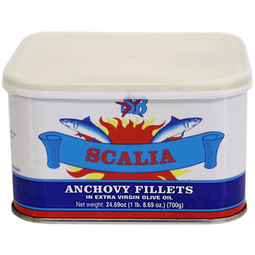 SCALIA Anchovy Fillets in Olive Oil - 710g (25oz) - Pinocchio's Pantry - Authentic Italian Food