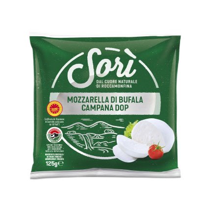 SORÌ Mozzarella di Bufala Campana DOP - 250g (8.8oz) - Pinocchio's Pantry - Authentic Italian Food