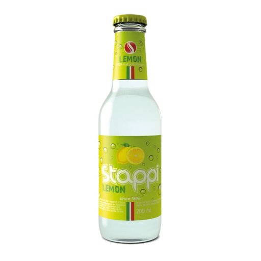 STAPPI Lemon Soda - 6 count - 200ml (6.8fl. oz) each - Pinocchio's Pantry - Authentic Italian Food