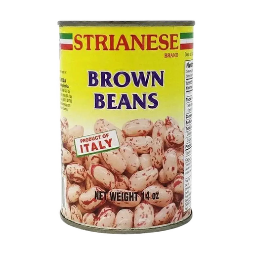STRIANESE Brown Beans - 400g (14oz) - Pinocchio's Pantry - Authentic Italian Food