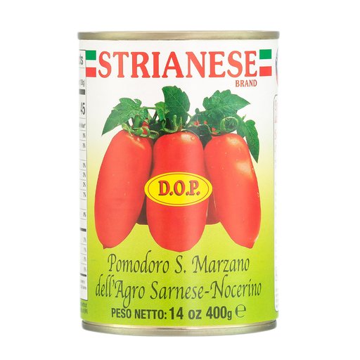 STRIANESE San Marzano DOP Peeled Tomatoes - 400g (14oz) - Pinocchio's Pantry - Authentic Italian Food