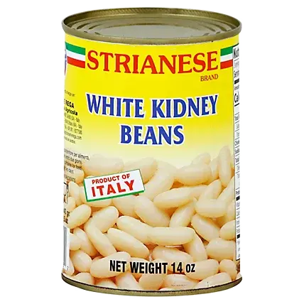 STRIANESE White Kidney Beans - 400g (14oz) - Pinocchio's Pantry - Authentic Italian Food