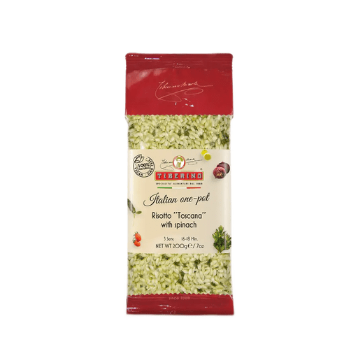 TIBERINO Risotto “Toscana” with Spinach - 200g (7oz) - Pinocchio's Pantry - Authentic Italian Food