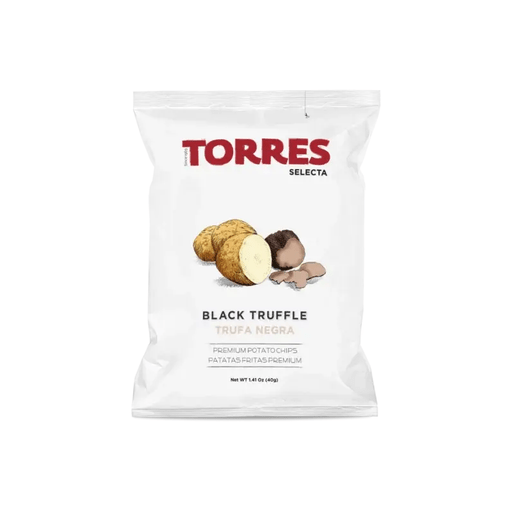 TORRES Black Truffle Potato Chips - 40g (1.41oz) - Pinocchio's Pantry - Authentic Italian Food