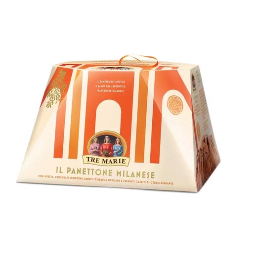 TRE MARIE Traditional Panettone - 750g (1.66lb) - Pinocchio's Pantry - Authentic Italian Food