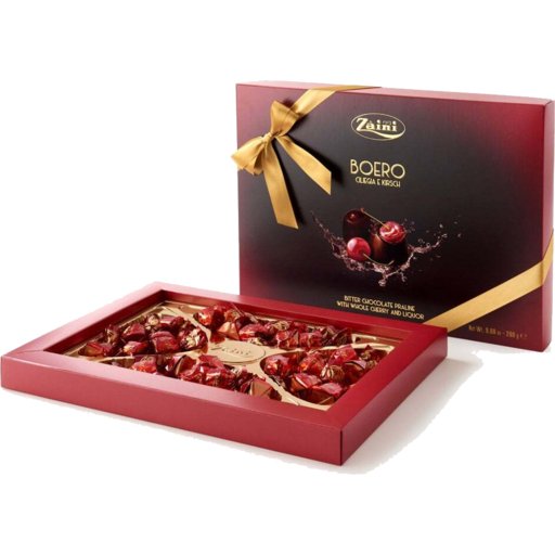 ZAINI Boero Cherry & Kirsch Chocolate Gift Box - 280g (9.9oz) - Pinocchio's Pantry - Authentic Italian Food