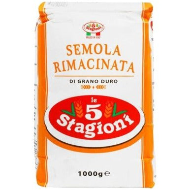 5 STAGIONI Semolina Flour - 1kg (2.2lb) - Pinocchio's Pantry - Authentic Italian Food