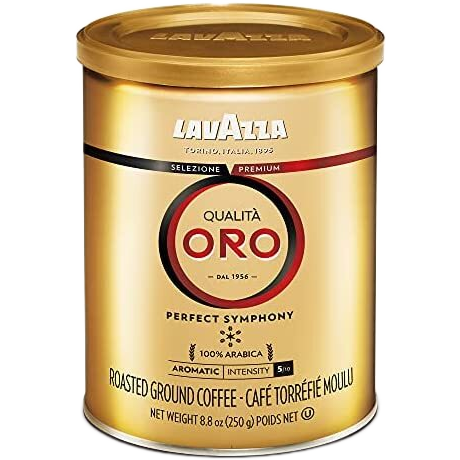 LAVAZZA Qualità Oro Ground Coffee Medium Roast Espresso