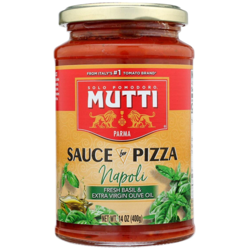 MUTTI Napoli Fresh Basil and Extra Virgin Olive Oil Pizza Sauce