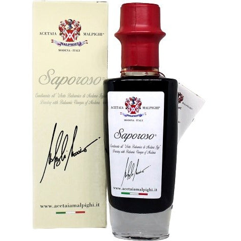 ACETAIA MALPIGHI Saporoso Balsamic Vinegar Condiment - 200ml (6.76fl. oz) - Pinocchio's Pantry - Authentic Italian Food