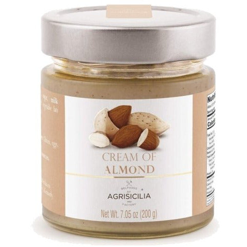 AGRISICILIA Almond Cream - 200g (7.05oz) - Pinocchio's Pantry - Authentic Italian Food