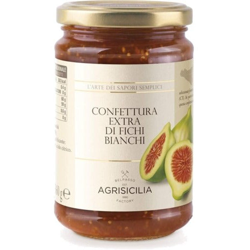 AGRISICILIA Organic White Fig Jam - 360g (12.7oz) - Pinocchio's Pantry - Authentic Italian Food