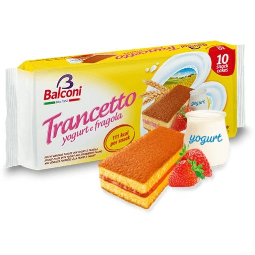 BALCONI Trancetto Strawberry Cake - 10 count - Pinocchio's Pantry - Authentic Italian Food