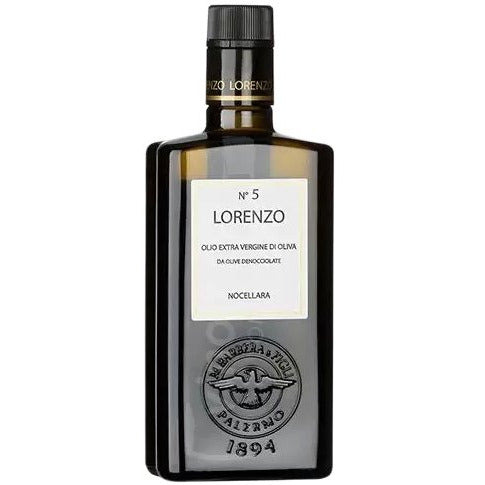 BARBERA LORENZO #5 Nocellara Extra Virgin Olive Oil - 500ml (16.9fl. oz) - Pinocchio's Pantry - Authentic Italian Food