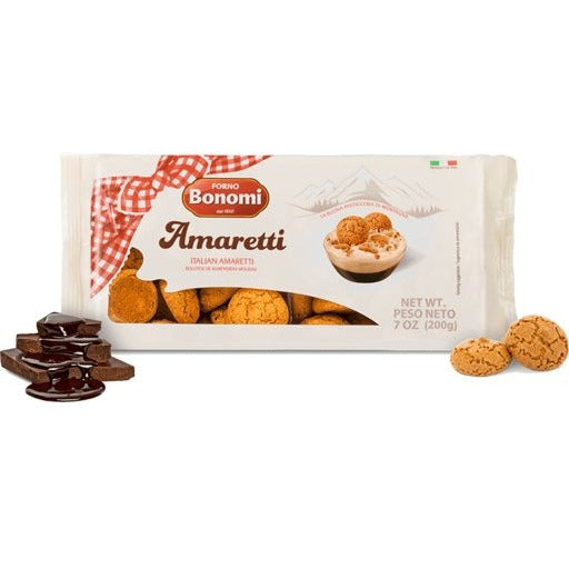 BONOMI Amaretti Cookies - 200g (7oz) - Pinocchio's Pantry - Authentic Italian Food