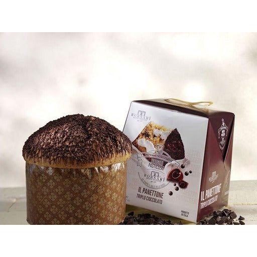 BORSARI Panettone Triple Chocolate - 850g (1.87lb) - Pinocchio's Pantry - Authentic Italian Food