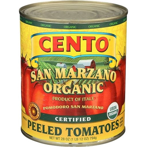 CENTO Organic San Marzano Peeled Tomatoes - 794g (28oz) - Pinocchio's Pantry - Authentic Italian Food