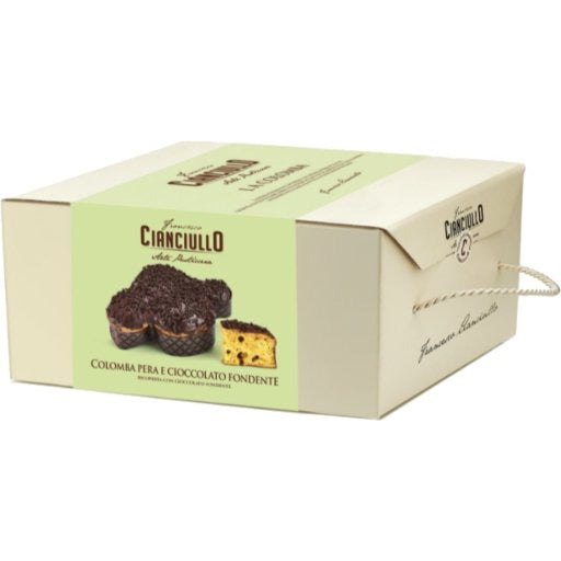 CIANCIULLO Pear and Dark Chocolate Colomba - 750g (1.66lb) - Pinocchio's Pantry - Authentic Italian Food