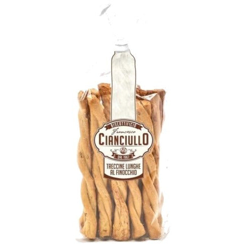 CIANCIULLO Trecce Lunghe (Long Braids) with Fennel - 400g (14.10oz) - Pinocchio's Pantry - Authentic Italian Food