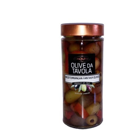 CINQUINA Medley Olives - 320g (11.3oz) - Pinocchio's Pantry - Authentic Italian Food