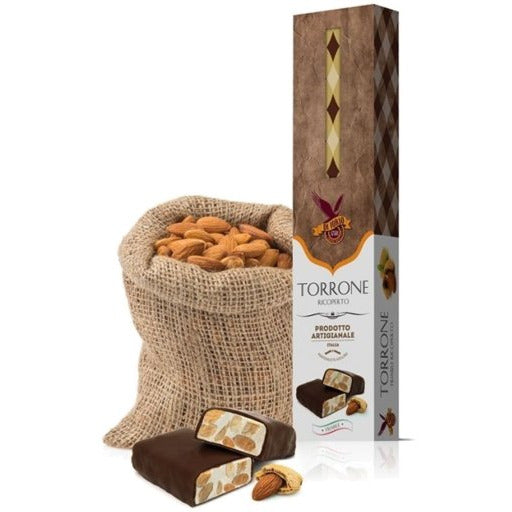 DI IORIO Crunchy Chocolate Coated Nougat - 140g (4.93oz) - Pinocchio's Pantry - Authentic Italian Food