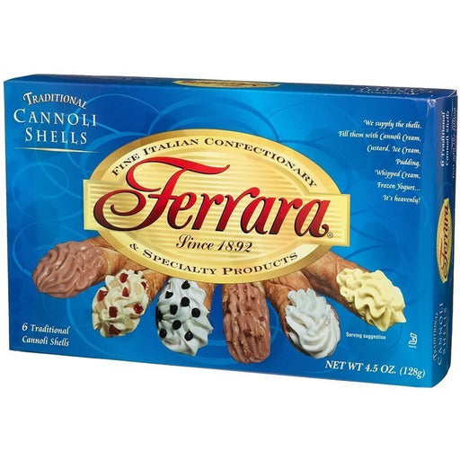 FERRARA Cannoli Shells - 6 count - Pinocchio's Pantry - Authentic Italian Food