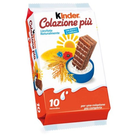 FERRERO Kinder Colazione Più Snack - 10 count - Pinocchio's Pantry - Authentic Italian Food