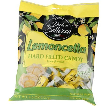 FIDA Lemoncella Candies - 127g (4.5oz) - Pinocchio's Pantry - Authentic Italian Food