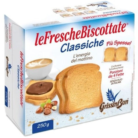 GRISSINBON Classic Rusks, Fette Biscottate - 250g (8.8oz) - Pinocchio's Pantry - Authentic Italian Food