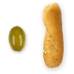 I BIBANESI Chunky Breadsticks Olive Flavor - 100g (3.52oz) - Pinocchio's Pantry - Authentic Italian Food