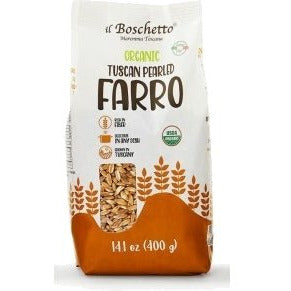 IL BOSCHETTO Organic Tuscan Pearled Farro - 400g (14.1oz) - Pinocchio's Pantry - Authentic Italian Food